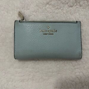Kate Spade Light Blue Leather Wallet